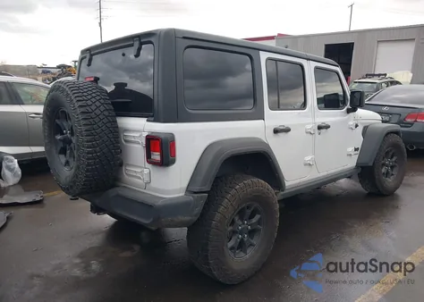 2022 Jeep Wrangler Unlimited Sport S 4X4 z USA, uszkodzony, nr VIN 1C4HJXDG8NW252647